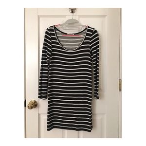 Nordstrom “LUSH” long sleeve striped mini dress
